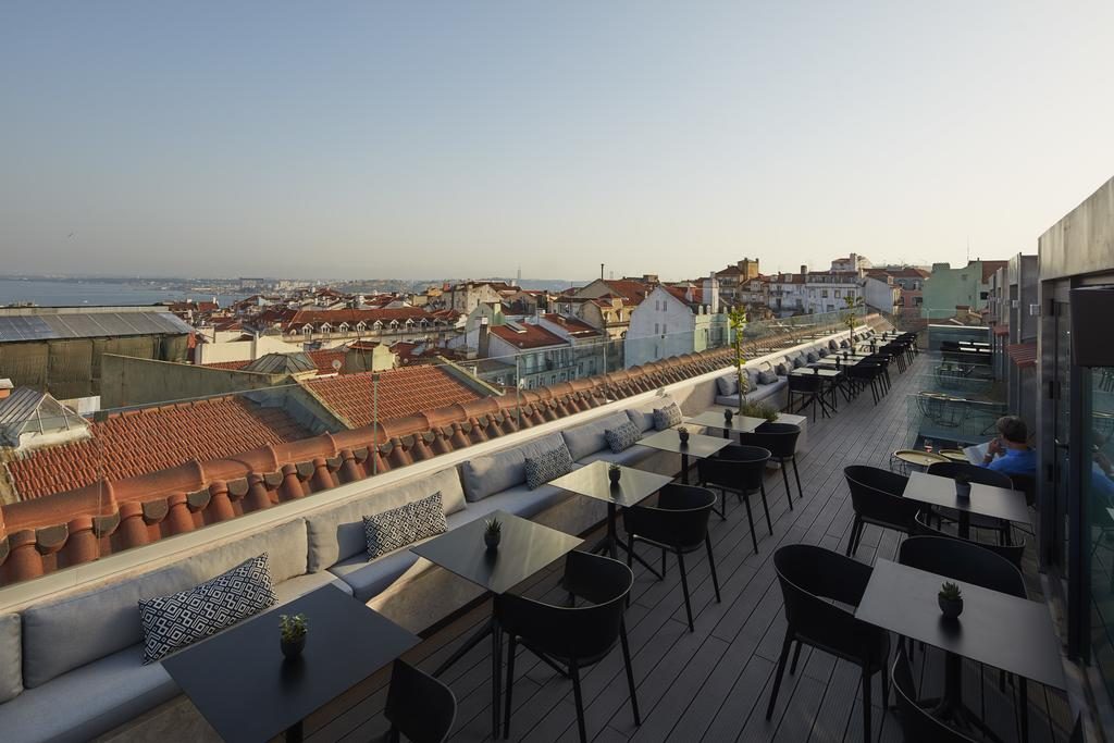 Hotel Romantique Lumiares Lisbonne terasse