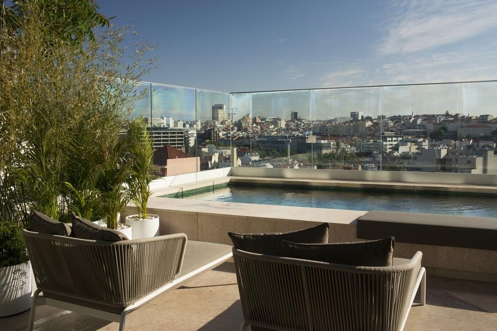 Hotel Romantique Memmo Principe Real Lisbonne terrasse