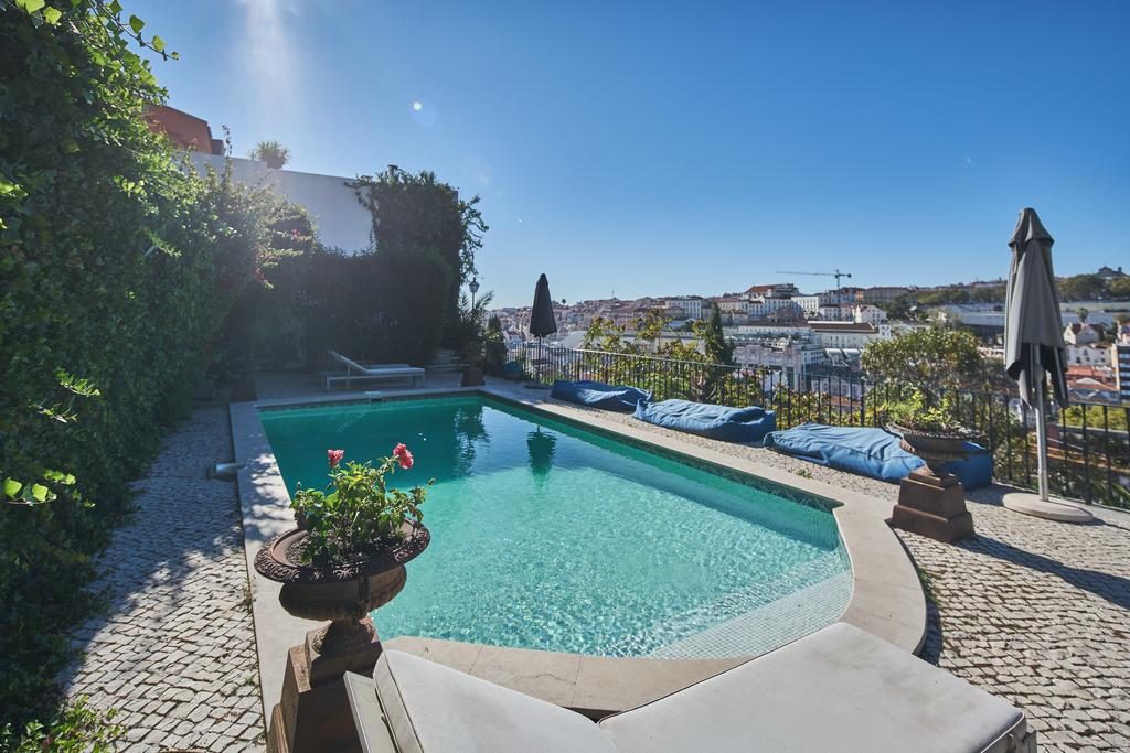 Hotel Romantique Torel palace Lisbonne piscine